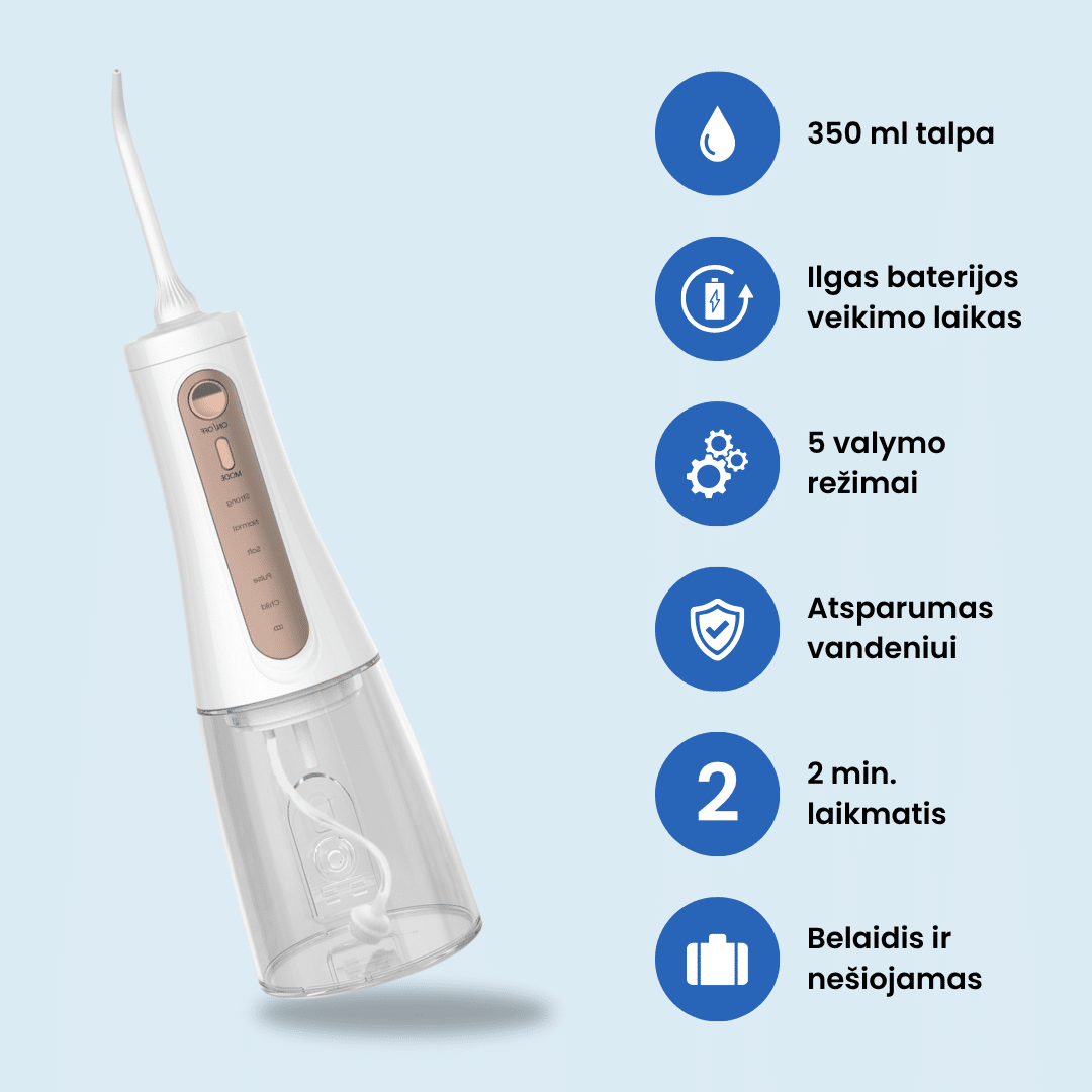 Burnos irigatorius Wesmile ClearWash - Image 3