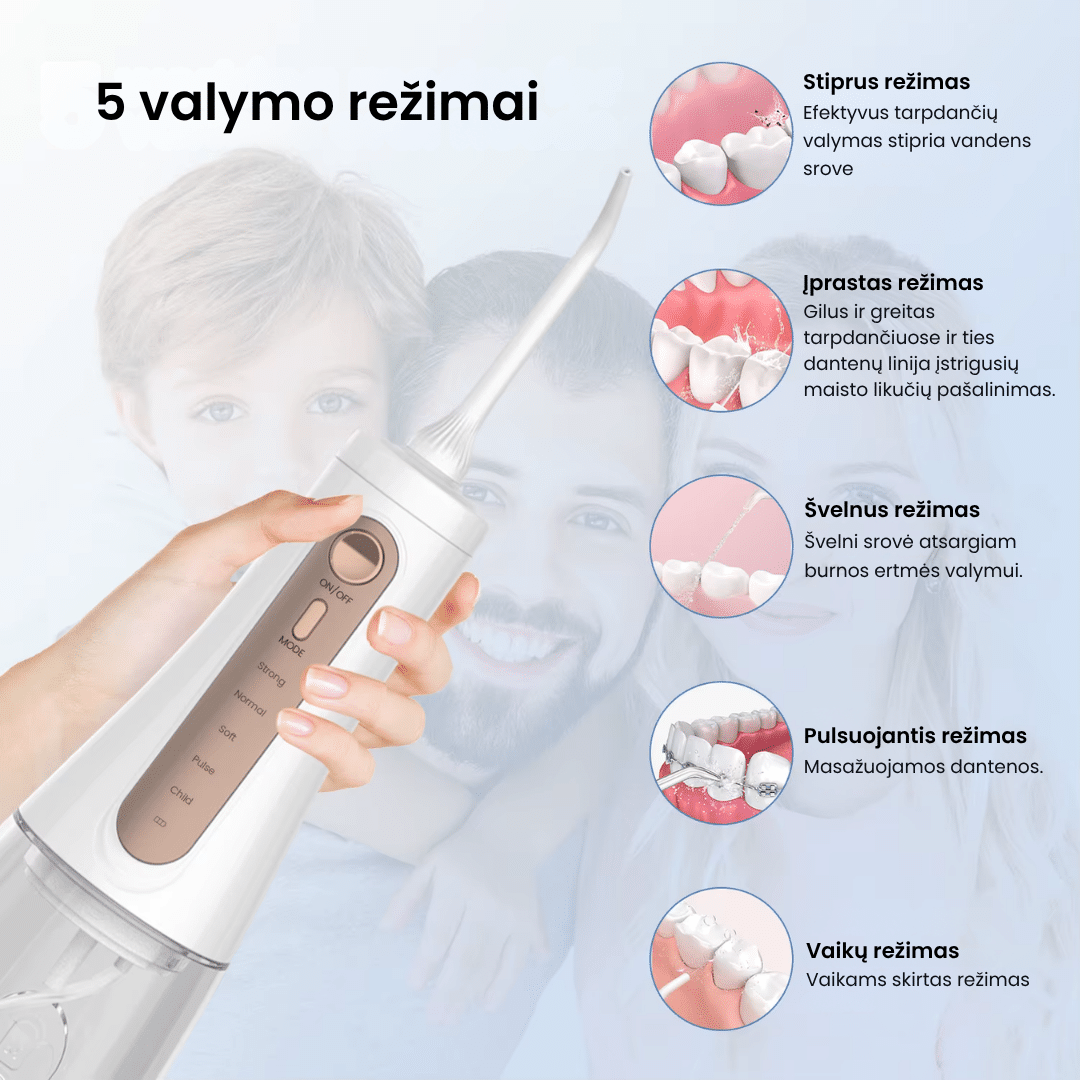 Burnos irigatorius Wesmile ClearWash - Image 4