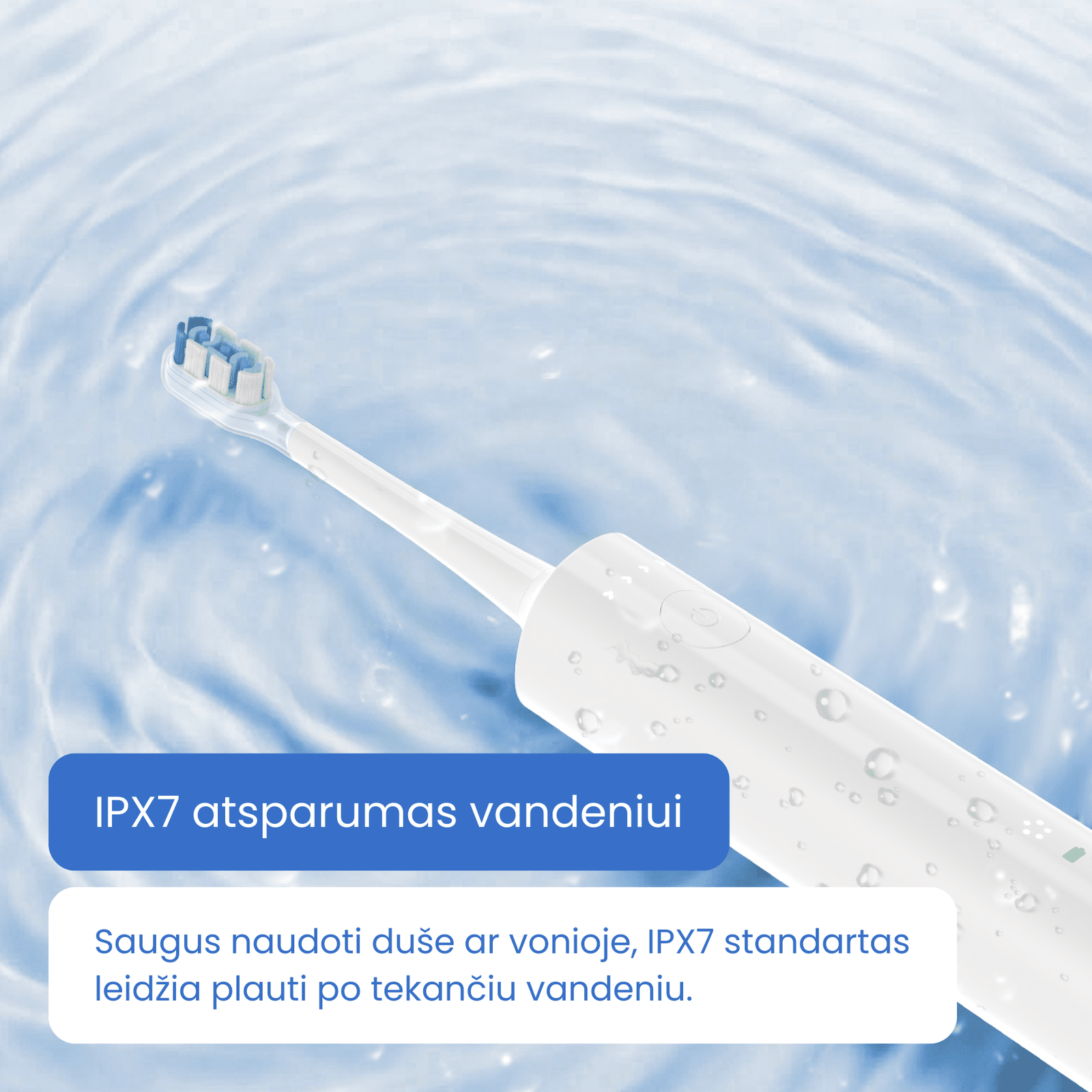 Elektrinis dantų šepetėlis Wesmile GlowDent S3 - Image 12