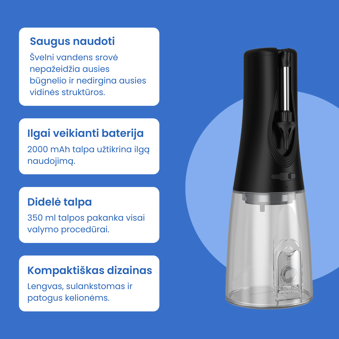 Ausų valymo prietaisas ClearWave - Image 3