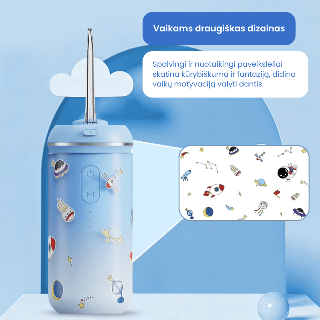 Vaikiškas burnos irigatorius Wesmile AquaJoy - Image 9