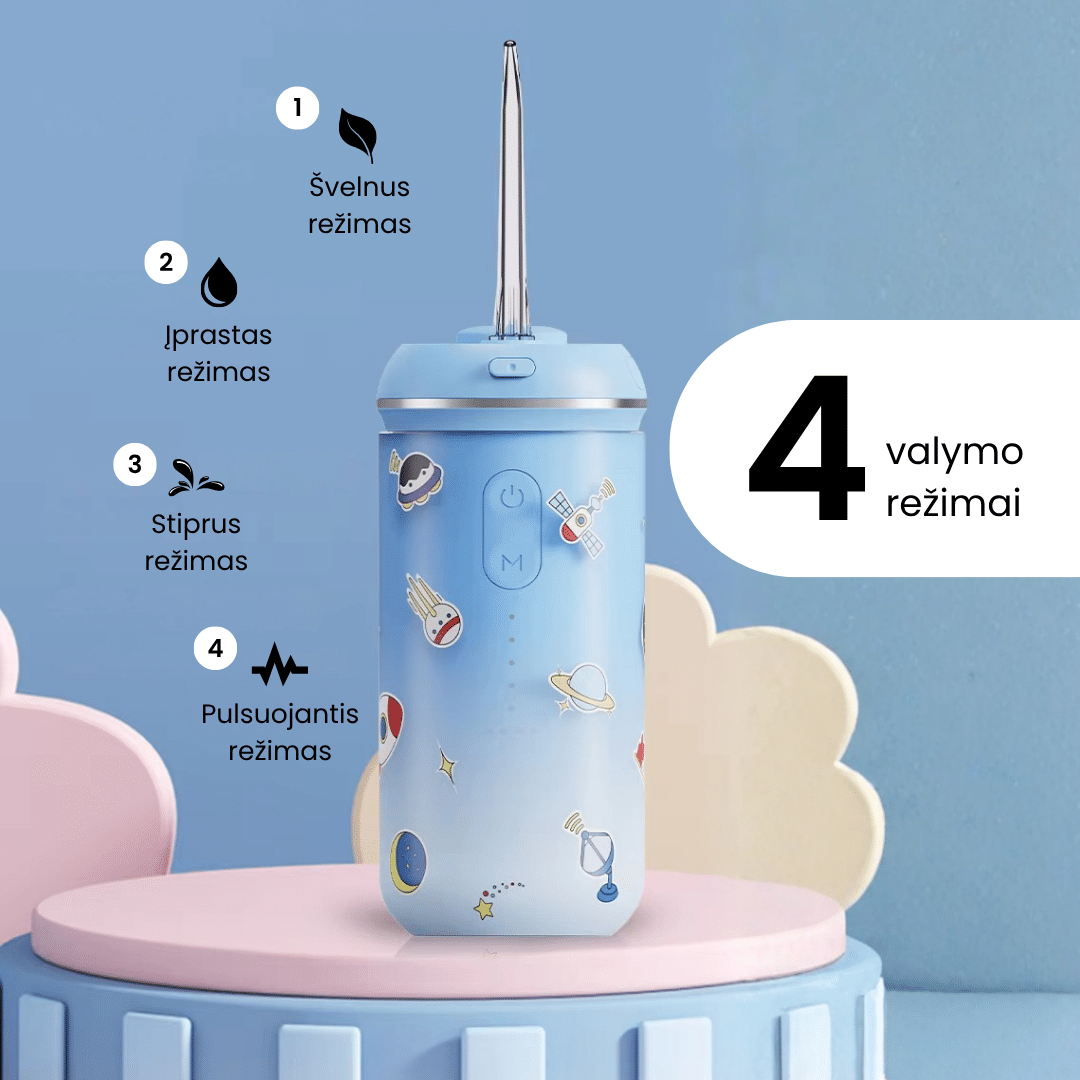 Vaikiškas burnos irigatorius Wesmile AquaJoy - Image 3