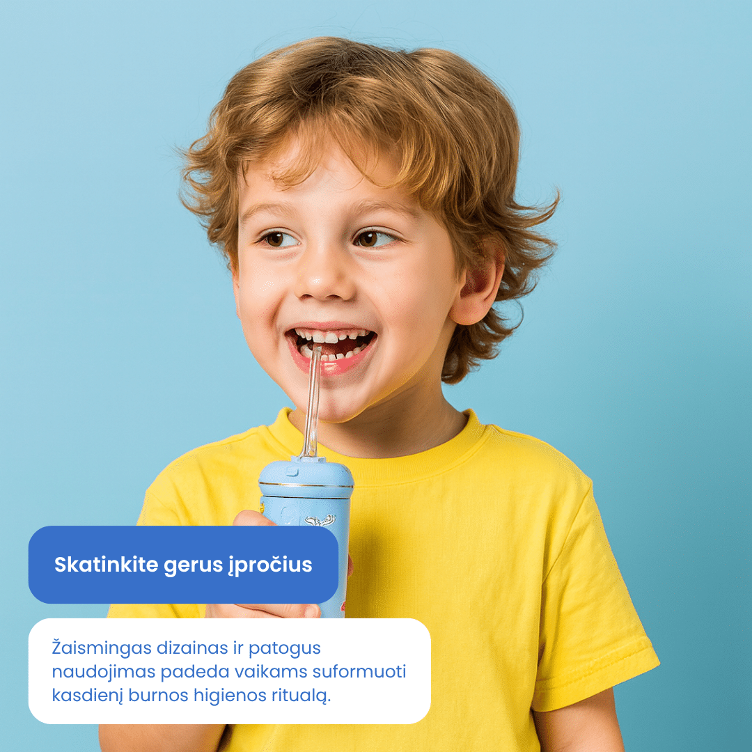 Vaikiškas burnos irigatorius Wesmile AquaJoy - Image 7