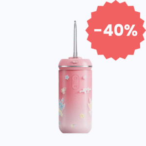 Vaikiškas burnos irigatorius Wesmile AquaJoy (antras vienetas) Rožinis